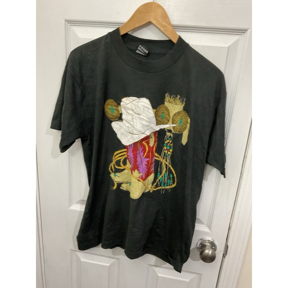 Vintage Graphic T-Shirt with Abstract Design